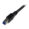 StarTech.com καλώδιο SuperSpeed USB 3.0 1m μαύρο - ορθογώνιο A σε B - M/M
