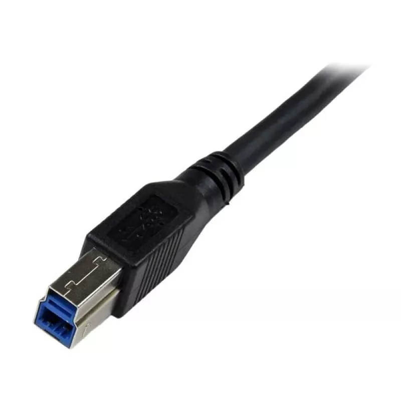 StarTech.com καλώδιο SuperSpeed USB 3.0 1m μαύρο - ορθογώνιο A σε B - M/M