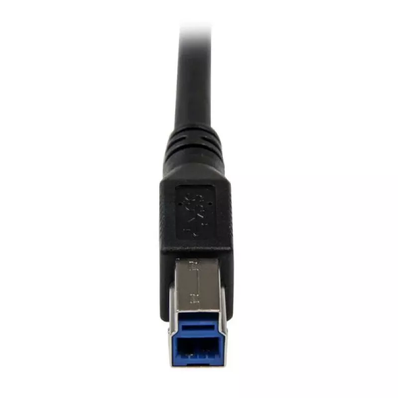 StarTech.com καλώδιο SuperSpeed USB 3.0 1m μαύρο - ορθογώνιο A σε B - M/M