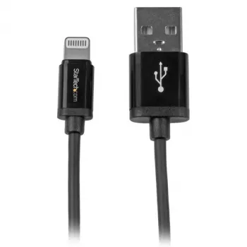 StarTech.com καλώδιο USB σε Lightning 1 m – καλώδιο φόρτισης iPhone/iPad/iPod – καλώδιο Lightning σε USB υψηλής ταχύτητας – πιστοποιημένο Apple MFi – μαύρο