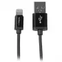 StarTech.com καλώδιο USB σε Lightning 1 m – καλώδιο φόρτισης iPhone/iPad/iPod – καλώδιο Lightning σε USB υψηλής ταχύτητας – πιστοποιημένο Apple MFi – μαύρο