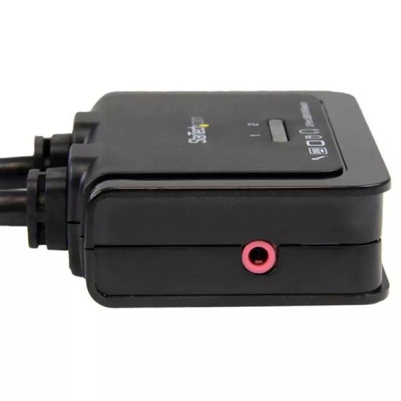StarTech.com διακόπτης KVM καλωδίου USB HDMI 2 θυρών με ήχο και τηλεχειριστήριο – τροφοδοτούμενο από USB