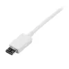 StarTech.com λευκό καλώδιο Micro-USB 0,5 m - A σε Micro B