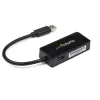 StarTech.com προσαρμογέας USB 3.0 σε Gigabit Ethernet NIC με θύρα USB – μαύρο