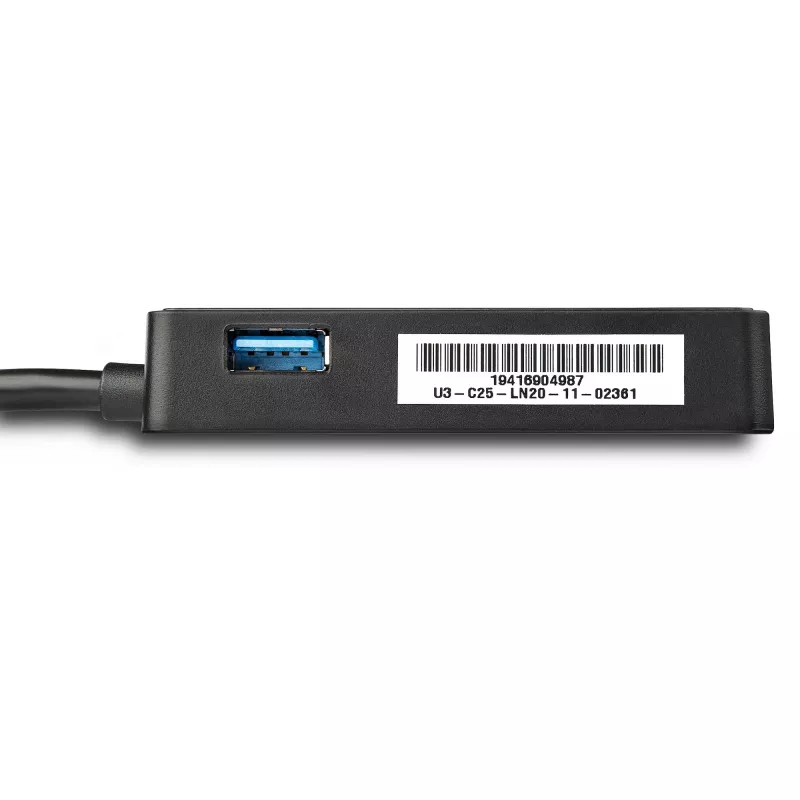 StarTech.com προσαρμογέας USB 3.0 σε Gigabit Ethernet NIC με θύρα USB – μαύρο