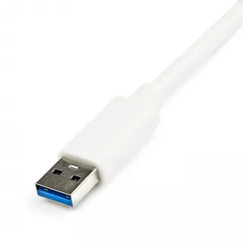 StarTech.com προσαρμογέας USB 3.0 σε Gigabit Ethernet NIC με θύρα USB – λευκό
