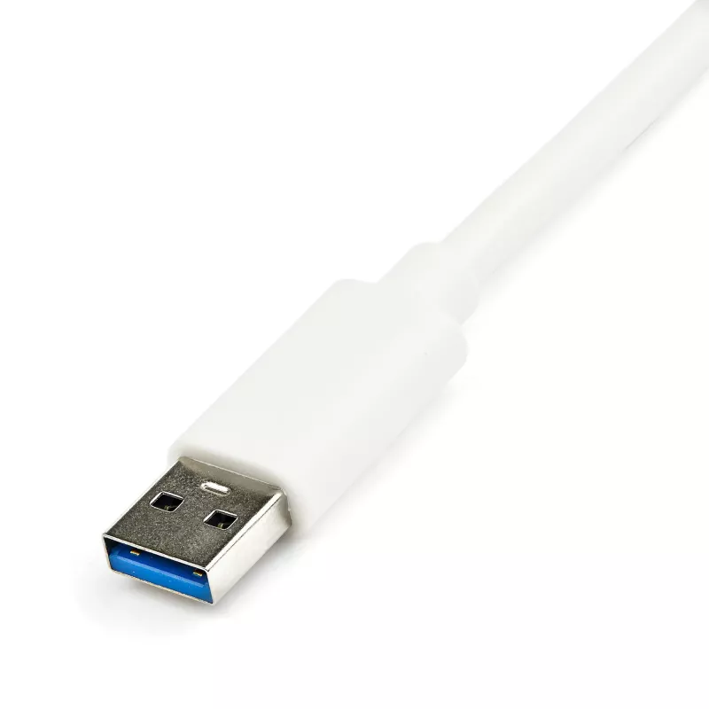 StarTech.com προσαρμογέας USB 3.0 σε Gigabit Ethernet NIC με θύρα USB – λευκό