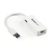 StarTech.com προσαρμογέας USB 3.0 σε Gigabit Ethernet NIC με θύρα USB – λευκό