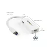 StarTech.com προσαρμογέας USB 3.0 σε Gigabit Ethernet NIC με θύρα USB – λευκό