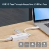 StarTech.com προσαρμογέας USB 3.0 σε Gigabit Ethernet NIC με θύρα USB – λευκό