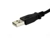 StarTech.com καλώδιο USB Panel Mount 3 ft A σε A - F/M, 0,9 m, USB A, USB A, USB 2.0, μαύρο