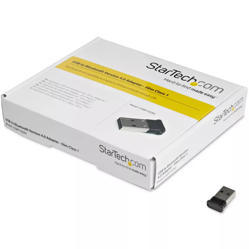 StarTech.com προσαρμογέας Mini USB Bluetooth 4.0 – ασύρματο dongle 50m Class 1 EDR