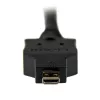 StarTech.com καλώδιο Micro-HDMI σε DVI 2 m – καλώδιο προσαρμογέα Micro-HDMI σε DVI – καλώδιο διασύνδεσης βίντεο Micro-HDMI τύπου D σε οθόνη/οθόνη/προβολέα DVI-D Single Link – ανθεκτικό
