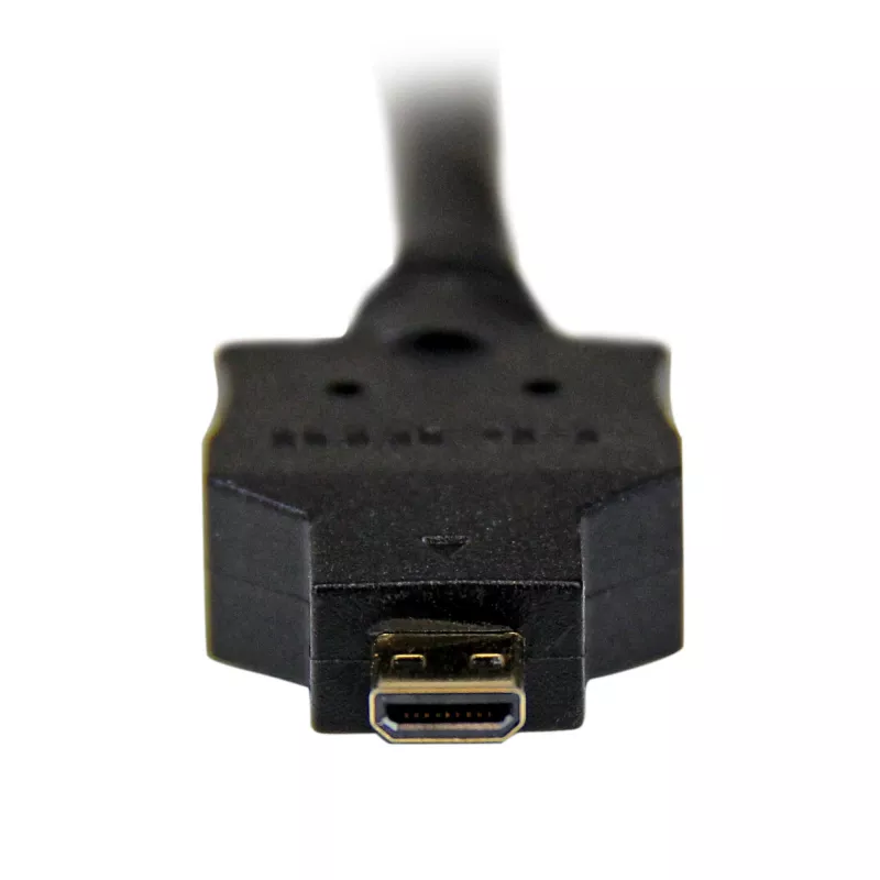 StarTech.com καλώδιο Micro-HDMI σε DVI 2 m – καλώδιο προσαρμογέα Micro-HDMI σε DVI – καλώδιο διασύνδεσης βίντεο Micro-HDMI τύπου D σε οθόνη/οθόνη/προβολέα DVI-D Single Link – ανθεκτικό