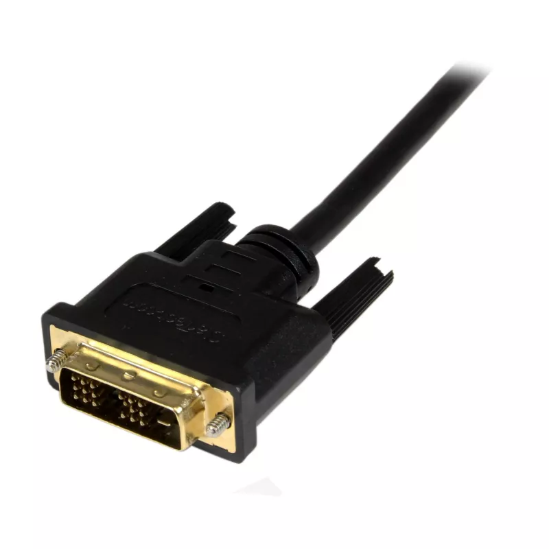 StarTech.com καλώδιο Micro-HDMI σε DVI 2 m – καλώδιο προσαρμογέα Micro-HDMI σε DVI – καλώδιο διασύνδεσης βίντεο Micro-HDMI τύπου D σε οθόνη/οθόνη/προβολέα DVI-D Single Link – ανθεκτικό