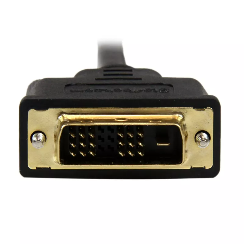 StarTech.com καλώδιο Micro-HDMI σε DVI 2 m – καλώδιο προσαρμογέα Micro-HDMI σε DVI – καλώδιο διασύνδεσης βίντεο Micro-HDMI τύπου D σε οθόνη/οθόνη/προβολέα DVI-D Single Link – ανθεκτικό