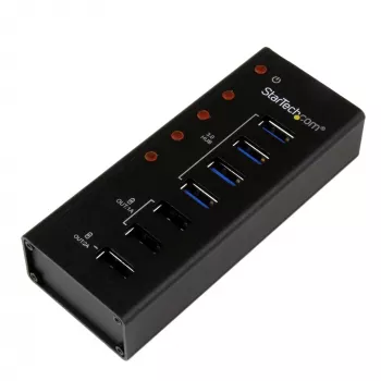 StarTech.com hub USB 3.0 4 θυρών συν 3 ειδικές θύρες φόρτισης USB…