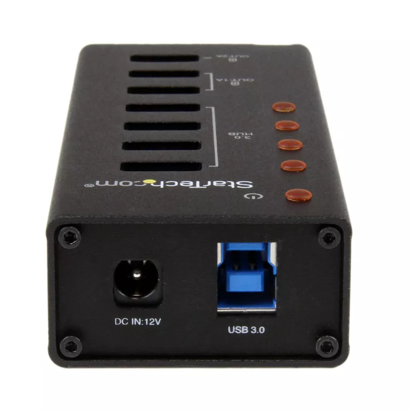 StarTech.com hub USB 3.0 4 θυρών συν 3 ειδικές θύρες φόρτισης USB…
