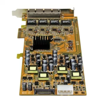 StarTech.com κάρτα δικτύου PCIe Gigabit Power over Ethernet 4 θυρών – PSE / PoE PCI Express NIC – TAA