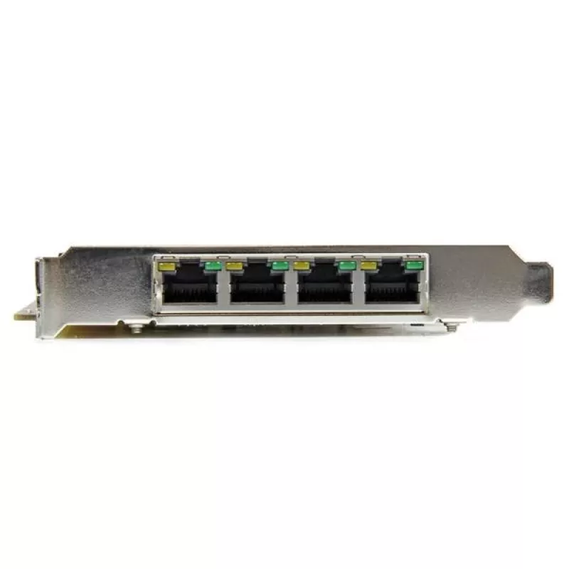 StarTech.com κάρτα δικτύου PCIe Gigabit Power over Ethernet 4 θυρών – PSE / PoE PCI Express NIC – TAA