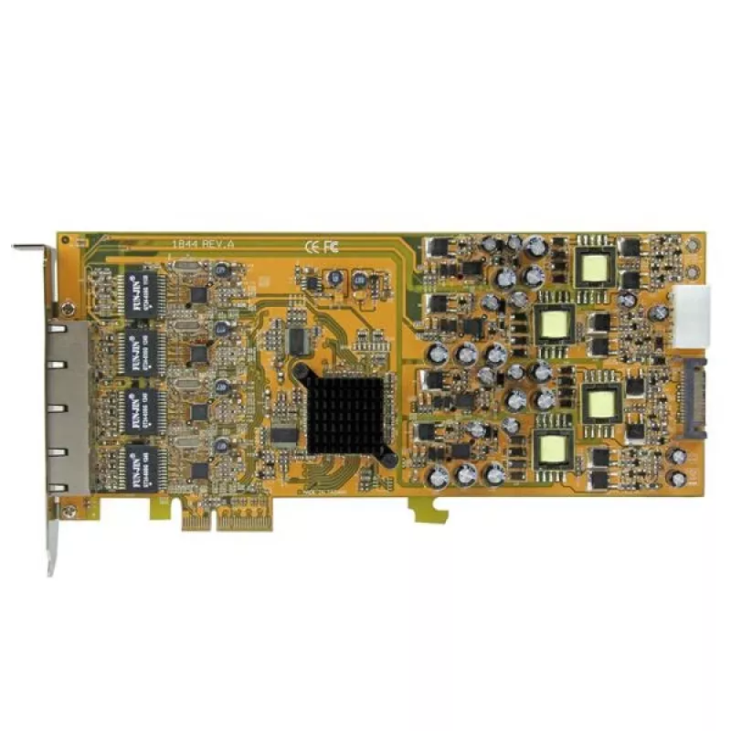 StarTech.com κάρτα δικτύου PCIe Gigabit Power over Ethernet 4 θυρών – PSE / PoE PCI Express NIC – TAA