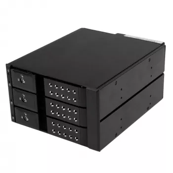 StarTech.com 3-Bay αλουμινένιο Trayless Hot-Swap Mobile Rack Backplane για 3,5 inch SAS II/SATA III – 6 Gbps HDD