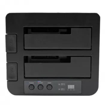 StarTech.com Dual Bay αντιγραφέας σκληρών δίσκων, Standalone USB 3.0 (5 Gbit/s) / eSATA σε 2,5/3,5 inch SATA III HDD/SSD κλωνοποιητής/αντιγραφέας, docking station σκληρών δίσκων, κλωνοποιητής σκληρών δίσκων