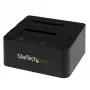 StarTech.com Dual-Bay USB 3.0 / eSATA σε SATA Docking Station σκληρού δίσκου, USB dock σκληρού δίσκου, εξωτερικό 2,5/3,5″ SATA I/II/III SSD/HDD docking station, υποδοχές σκληρών δίσκων Hot-Swap, Top-Loading