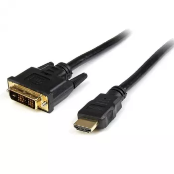 StarTech.com 0,5 m HDMI® σε DVI-D καλώδιο – M/M, 0,5 m, HDMI, DVI-D, χρυσό, μαύρο, πολυβινυλοχλωρίδιο (PVC)