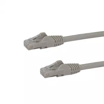 StarTech.com 1m CAT6 καλώδιο Ethernet – γκρι CAT 6 Gigabit Ethernet καλώδιο – 250 MHz 100 W PoE RJ45 UTP καλώδιο δικτύου/patch χωρίς γλωττίδα με ανακούφιση τάσης, ελεγμένο μεμονωμένα