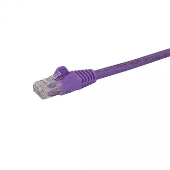 StarTech.com 2m CAT6 καλώδιο Ethernet – μωβ CAT 6 Gigabit Ethernet καλώδιο – 250MHz 100W PoE RJ45 UTP καλώδιο δικτύου/patch χωρίς γλωττίδα με ανακούφιση τάσης, ελεγμένο μεμονωμένα