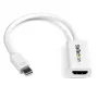 StarTech.com προσαρμογέας Mini DisplayPort σε HDMI - ενεργός μετατροπέας mDP σε HDMI - 4K 30Hz - Mini DP ή Thunderbolt 1/2 Mac/PC σε οθόνη HDMI/τηλεόραση/οθόνη - dongle προσαρμογέα mDP 1.2 σε HDMI - λευκό