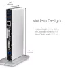 StarTech.com Dual-Monitor USB 3.0 Docking Station με DVI και κάθετη βάση