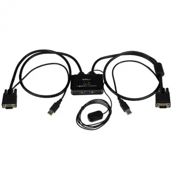 StarTech.com 2-Port USB VGA KVM Switch καλωδίου – τροφοδοτούμενο από USB με τηλεχειριστήριο