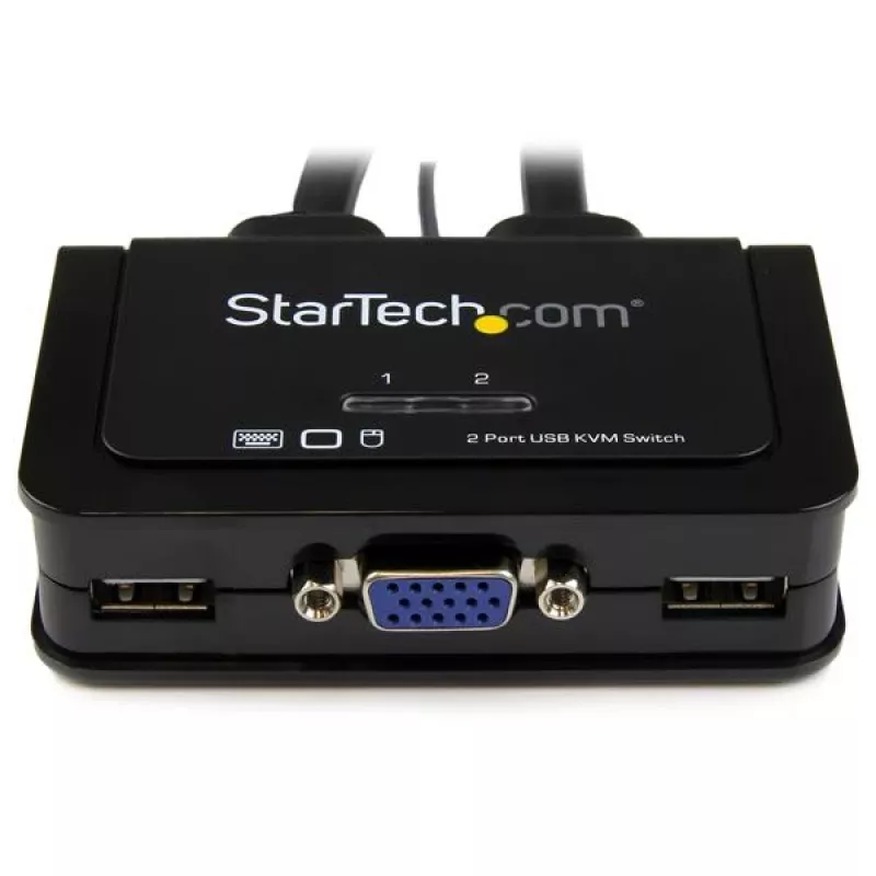 StarTech.com 2-Port USB VGA KVM Switch καλωδίου – τροφοδοτούμενο από USB με τηλεχειριστήριο