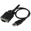 StarTech.com 2-Port USB VGA KVM Switch καλωδίου – τροφοδοτούμενο από USB με τηλεχειριστήριο