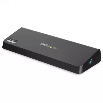StarTech.com USB 3.0 Docking Station Dual-Monitor με HDMI & 4K DisplayPort – USB 3.0 σε 4x USB-A, Ethernet, HDMI και DP – καθολικό docking station laptop USB Type-A για Mac & Windows
