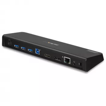 StarTech.com USB 3.0 Docking Station Dual-Monitor με HDMI & 4K DisplayPort – USB 3.0 σε 4x USB-A, Ethernet, HDMI και DP – καθολικό docking station laptop USB Type-A για Mac & Windows