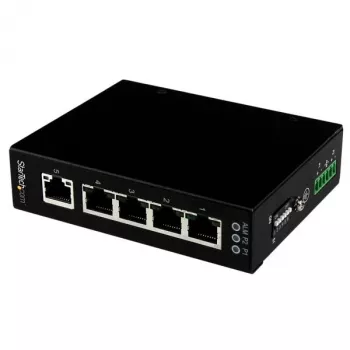 StarTech.com 5-Port Unmanaged Industrial Gigabit Ethernet Switch – DIN-rail / επιτοίχια τοποθέτηση