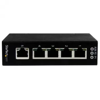 StarTech.com 5-Port Unmanaged Industrial Gigabit Ethernet Switch – DIN-rail / επιτοίχια τοποθέτηση