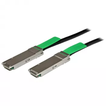StarTech.com MSA-compliant QSFP+ Direct-Attach Twinax καλώδιο – 2 m (6,6 ft)~MSA Uncoded Compatible 2m 40G QSFP+ σε QSFP+ Direct Attach Breakout καλώδιο Twinax – 40 GbE QSFP+ χαλκός DAC 40 Gbps πομποδέκτης παθητικό module DAC χαμηλής κατανάλωσης