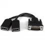 StarTech.com 20 cm καλώδιο προσαρμογέα DMS-59 σε Dual DisplayPort - βίντεο 4K x 2K