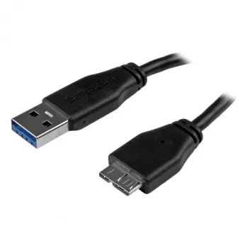 StarTech.com λεπτό Micro USB 3.0 καλώδιο - M/M - 3m (10ft), 3 m, USB A, Micro-USB B, USB 3.2 Gen 1 (3.1 Gen 1), αρσενικό/αρσενικό, μαύρο