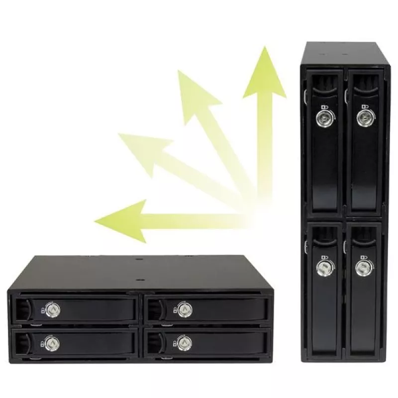 StarTech.com 4-Bay Mobile Rack Backplane για μονάδες 2,5 inch SATA/SAS