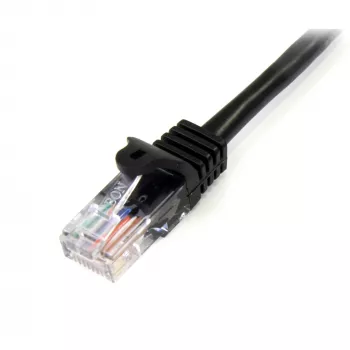StarTech.com Cat5e καλώδιο patch με βύσματα RJ45 χωρίς προστασία γλωττίδας – 1 m, μαύρο