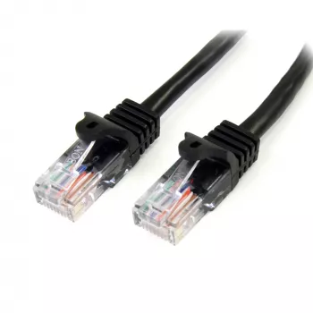 StarTech.com Καλώδιο Patch Cat5e με βύσματα RJ45 snagless – 2 m, μαύρο