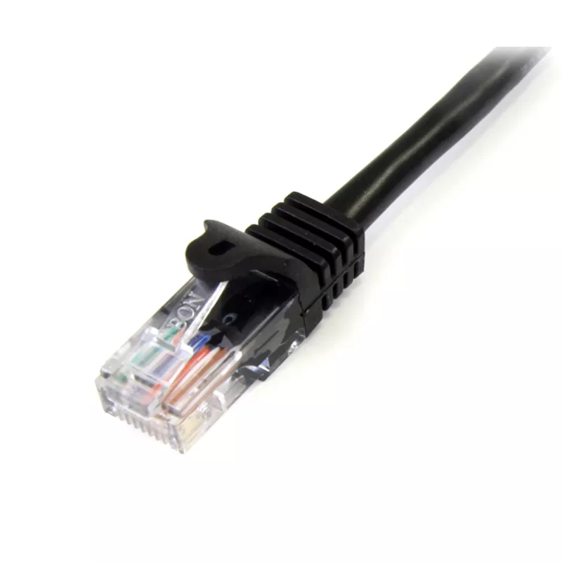 StarTech.com Καλώδιο Patch Cat5e με βύσματα RJ45 snagless – 2 m, μαύρο