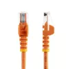 StarTech.com Καλώδιο Patch Cat5e με βύσματα RJ45 snagless – 1 m, πορτοκαλί