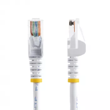StarTech.com Καλώδιο Patch Cat5e με βύσματα RJ45 snagless – 1 m, λευκό
