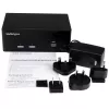 StarTech.com Διακόπτης KVM 2 θυρών με Dual-VGA – USB 2.0, 1920 x 1200 pixel, Full HD, 18 W, μαύρο